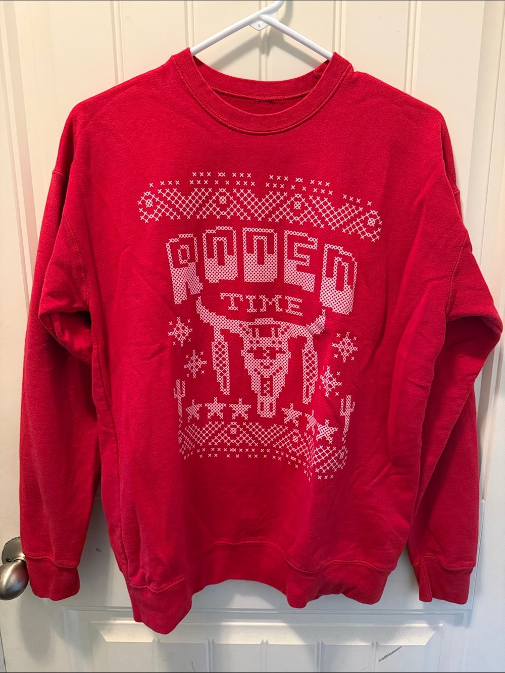 Dale Brisby 'Rodeo Time' Holiday Crewneck Sweateshirt - Men